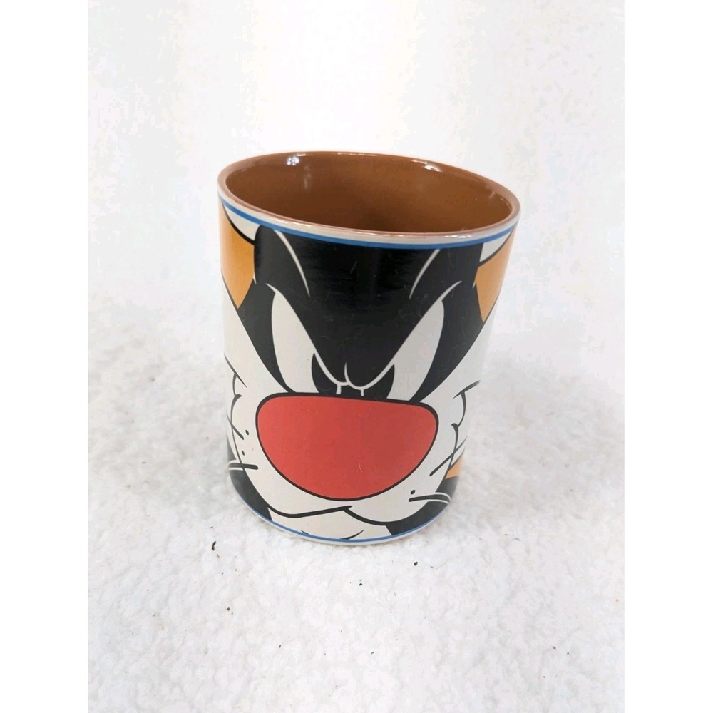 Looney Tunes 2000 Sylvester Warner Bros Ceramic Coffee‎ Mugs